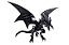 Dragão Negro de Olhos Vermelhos Yu-Gi-Oh! Duel Monsters S.H. MonsterArts Bandai Original - Imagem 1