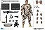 Andrew Scott Universal Soldier Exquisite Super Series Hiya Toys Original - Imagem 2