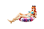 Nami Summer Vacation One Piece Variable Action Heroes Megahouse Original - Imagem 3