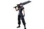 Zack Fair Crisis Core Final Fantasy VII Play Arts Kai Square Enix Original - Imagem 1