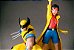 Wolverine e Jubileu Marvel Universe Artfx+ Easy Assembly Kit Kotobukiya  Original - Imagem 1