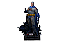 Batman Battle Damaged Version DC Comics Batman The Dark Knight Returns Comic Masterpiece Hot Toys Original - Imagem 1