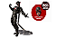 Black Flash DC Comics The Flash Amazing Yamaguchi Revoltech Kaiyodo Original - Imagem 1