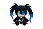 Black Rock Shooter Punipuni Big Plushie Solarain Original - Imagem 1