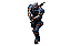 Deathstroke Batman Arkham Origins Inart Queen Studios Original - Imagem 2
