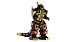 Dragonzord Black & Gold Power Rangers Mighty Morphin Ultimates! Super7 Original - Imagem 1