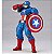 Capitão America Figure Complex Amazing Yamaguchi 7 Revoltech Kaiyodo Original - Imagem 4