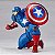 Capitão America Figure Complex Amazing Yamaguchi 7 Revoltech Kaiyodo Original - Imagem 8