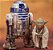 R2-D2 & Yoda Star Wars Episode V O império contra-ataca Artfx+ Kotobukiya Original - Imagem 1