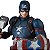 Capitão America Vingadores Ultimato Marvel Studios Mafex 130 Medicom Toy Original - Imagem 6