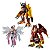 Digimon Pack 1 Shodo Bandai Original - Imagem 1