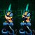 Mega Man vs Bass Game Characters Collection DX Megahouse Original - Imagem 6
