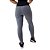 Calça Legging CINZA MESCLA com listras laterais PRETA - Imagem 3