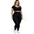 Calça Legging Power Plus Size cós 15cm. Suplex Poliamida - Imagem 1