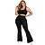 Calça Flare Plus Size Modeladora em Suplex de Poliamida - Imagem 1