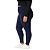 Calça Legging Peluciada Térmica Plus Size Suplex Flanelado Azul Marinho - Imagem 4