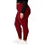 Calça Legging Peluciada Térmica Plus Size Suplex Flanelado Bordô - Imagem 3