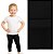 Calça legging Infantil Flanelada suplex Peluciado Preto - Imagem 1