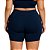 Bermuda Fitness Feminina Plus Size Meia Coxa Petróleo - Imagem 2