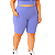 Bermuda Fitness Feminina Plus Size Com Bolsos Lavanda - Imagem 1
