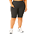 Bermuda Fitness Feminina Plus Size Com Bolsos Cinza Chumbo - Imagem 1