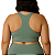 Top Nadador Plus Size Suplex Poliamida Verde Malva - Imagem 2