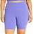 Bermuda Meia Coxa Fitness Feminina Plus Size Lavanda - Imagem 1