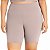 Bermuda Meia Coxa Fitness Feminina Plus Size Nude - Imagem 1