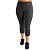 Calça Corsário Fitness Plus Size Cinza Chumbo - Imagem 1