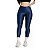 Calça Legging Feminina Canelada Azul Marinho - Imagem 1