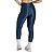 Calça Legging Feminina Canelada Azul Marinho - Imagem 2