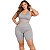 Bermuda Fitness Feminina Plus Size Cós 15cm Poliamida Power - Imagem 3