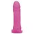 Prótese Maciça Natural Da Hot Flowers 16 X 4 Cm Na Cor Rosa - Imagem 1