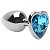 Plug Anal Em Metal Cromado Coração Pedra Vipmix Tamanho P - Imagem 10