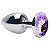 Plug Anal Tamanho G Aço Brilhante Com Joia Estimulo Anal - Imagem 5