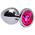 Plug Anal Tamanho M De Aço Brilhante Confortável Sexy Import - Imagem 7