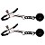 Grampos Para Mamilos Com Bola de Ferro BDSM da Sexy Import - Imagem 1