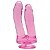 Dildo Duplo Realístico - Transparente - 17,3 x 3,5 - SI - Imagem 2