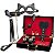 kit Maleta Sado de Luxo com Preto - Algema, Tornozeleira com Corrente,Venda e Chicote - Imagem 2