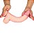 Pênis Super Realístico Dupla Camada SLIDY - 22,8 x 4,2cm -SI - Imagem 2