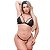 Conjunto De Lingerie Sexy Beijo Molhado Preto – Sedução - Imagem 1