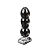 Plug Anal de Vidro Redondo 12,7 x4,2 cm - Elegância e Prazer - Imagem 1