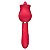 Vibrador Rosa Ponto G e Clitóris com Língua Cabo USB Kira-SI - Imagem 2