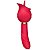 Vibrador Rosa Ponto G e Clitóris com Língua Cabo USB Kira-SI - Imagem 4