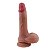 Prótese Realística Silicone Líquido com Ventosa 18,5 cm - Imagem 1