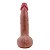 Prótese Realística Silicone Líquido com Ventosa 18,5 cm - Imagem 4