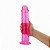 Pênis Realístico Rosa em Silicone com Ventosa - 22,0x4,5 cm - Imagem 1