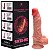 Pênis Realístico com Ventosa 21cm Silicone Youvibe Vipmix - Imagem 1