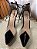 Scarpin Giseli Preto Salto Fino Transparência de Amarrar - Imagem 4