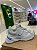 Tênis Sneaker Natalia Branco Celeste com detalhe verde agua e azul claro - Imagem 1